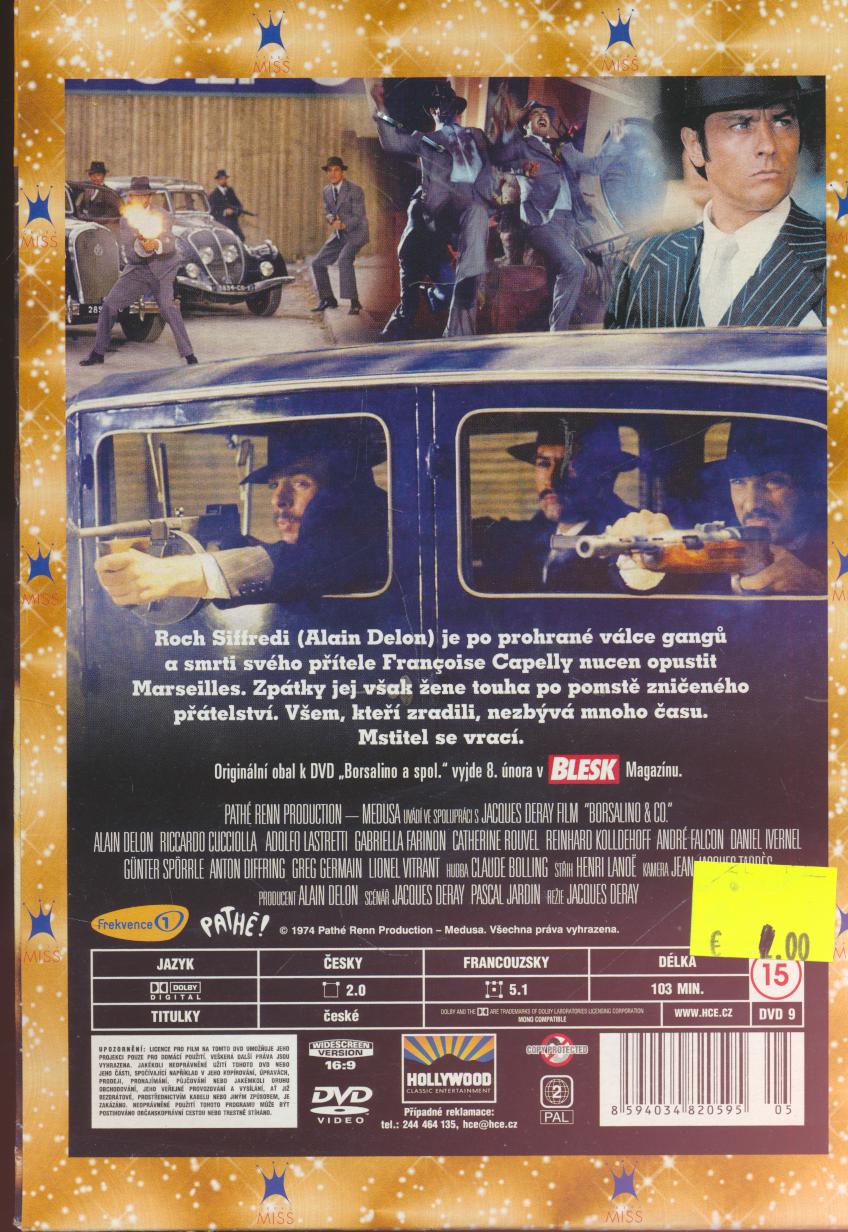 Dvp Film Borsalino A Spol. borsalino Co Dvd SUPRSHOP