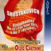 SCHOSTAKOVICH D.  - CD SINFONIE NR.2 & 12