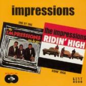 IMPRESSIONS  - CD ONE BY ONE / RIDIN' HIGH