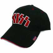 KISS =BASEBALL CAP= =CAP=  - CAP RED ON WHITE LOGO