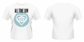 ALL TIME LOW =T-SHIRT=  - TR FUTURE HEARTS -L- WHITE