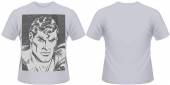 SUPERMAN =T-SHIRT=  - TR PORTRAIT -XL- WHITE