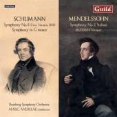 SCHUMANN & MENDELSSOHN  - CD SYMPHONIES NO 4