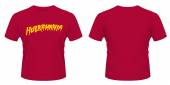 WWE =T-SHIRT=  - TR HULKAMANIA -L- RED