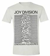 JOY DIVISION  - TS UNKNOWN PLEASURES (WHITE)