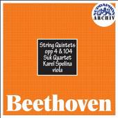 SUKOVO KVARTETO & SPELINA KARE  - CD BEETHOVEN : SMYCCOVE KVINTETY, OP. 4