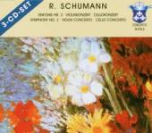 SCHUMANN ROBERT  - 3xCD VIOLON CONCERTO/CELLO CON