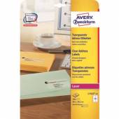 AVERY ZWECKFORM  - CD ADRESS-ETIK.TRANSP.99,1X42,3