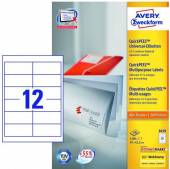 AVERY ZWECKFORM  - CD UNIVERSAL-ETIK.97X42,3 1200ST