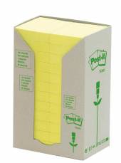POST-IT®  - CD RECYCL.NOTES GELB 3,8X5,1CM 24