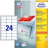 AVERY ZWECKFORM  - CD UNIVERSAL-ETIK.64,6X33,8 24OO