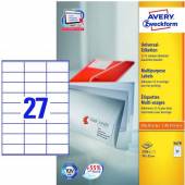 AVERY ZWECKFORM  - CD UNIVERSAL-ETIK.70X32 2700ST.