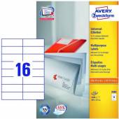 AVERY ZWECKFORM  - CD UNIVERSAL-ETIK.105X37 1600ST.