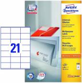 AVERY ZWECKFORM  - CD UNIVERSAL-ETIK.70X41 2100ST.