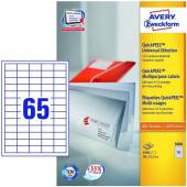 AVERY ZWECKFORM  - CD UNIVERSAL-ETIK.38X21,2 6500ST.