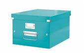 LEITZ  - CD LEITZ ABLAGEBOX A4 EISBLAU-MET