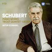 SCHNABEL/PRO ARTE QUARTET/SCHN  - 5xCD SCHUBERT: 3 SON..