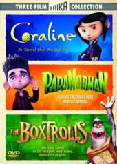 ANIMATION  - 3xDVD CORALINE/PARANORMAN/THE..