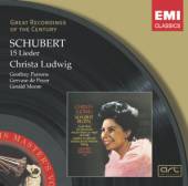 LUDWIG CHRISTA PARSONS GEOFFRE  - CD SCHUBERT: 15 LIEDER