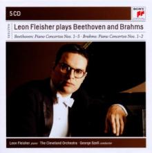 BEETHOVEN/BRAHMS  - 5xCD COMPLETE PIANO CONCERTOS