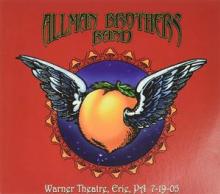 ALLMAN BROTHERS BAND  - 2xCD WARNER THEATRE ERIE PA..