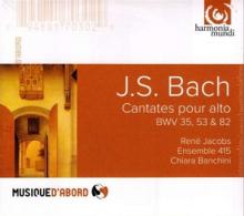 BACH JOHANN SEBASTIAN  - CD CANTATES POUR ALTO (CD-CAT)