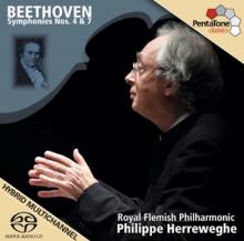 HERREWEGHE PHILIPPE/ROYAL FLE  - CD SINFONIEN 4 & 7