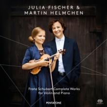 SCHUBERT / FISCHER / HELMCHEN  - 9 COMPLETE WORKS FOR VIOLIN & PNO