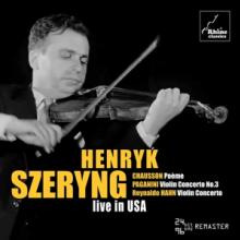 SZERYNG HENRYK  - CD HENRYK SZERYNG - LIVE..