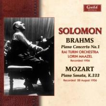 BRAHMS/MOZART  - CD PIANO CONCERTO NO.1/SONAT