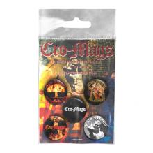 CRO-MAGS  - BADGEP CRO-MAGS BUTTON BADGE SET