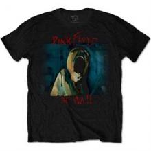 PINK FLOYD =T-SHIRT=  - TR WALL SCREAM -BLACK-