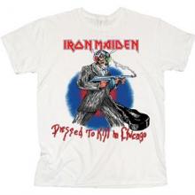 IRON MAIDEN =T-SHIRT=  - TR CHICAGO MUTANTS FP WHITE T-SHIRT