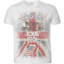 ROLLING STONES =T-SHIRT=  - TR NORTH AMERICAN TOUR 1981