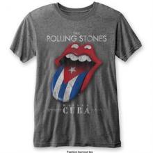 ROLLING STONES =T-SHIRT=  - TR HAVANA CUBA (BURN OUT)