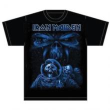 IRON MAIDEN =T-SHIRT=  - TR FF BLUE ALBUM SPACEMAN