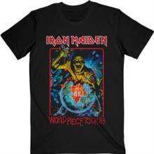 IRON MAIDEN =T-SHIRT=  - TR WORLD PIECE TOUR '83 V1