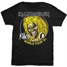 IRON MAIDEN =T-SHIRT=  - TR KILLERS WORLD TOUR 81