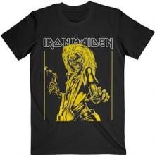 IRON MAIDEN =T-SHIRT=  - TR YELLOW FLYER