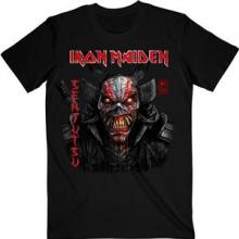 IRON MAIDEN =T-SHIRT=  - TR SENJUTSU BACK COVER VERTICAL LOGO