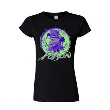 POISON  - TS SMOKING SKULL