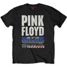 PINK FLOYD =T-SHIRT=  - TR KNEBWORTH '90 BLUE