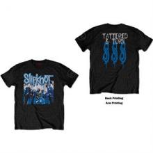 SLIPKNOT =T-SHIRT=  - TR 20TH ANNI - TATTERED & TORN