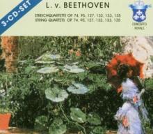 BEETHOVEN LUDWIG VAN  - 3xCD STRING QUARTETS OP.74,95,