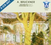 BRUCKNER ANTON  - 3xCD SYMPHONY NO.4,6,7