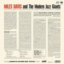 DAVIS MILES  - VINYL AND THE MODERN JAZZ GIANTS [VINYL]