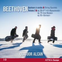 BEETHOVEN LUDWIG VAN  - 3xCD STRING QUARTETS VOL.2