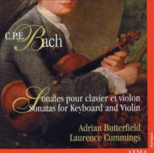 BUTTERFIELD ADRIAN/CUMMINGS  - CD CPE BACH: VIOLIN SONATAS