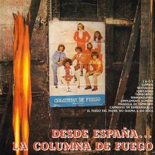  DESDE ESPANA LA COLUMNA DE FUEGO [VINYL] - supershop.sk