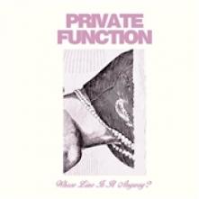 PRIVATE FUNCTION  - VINYL WHOSE LINE IS IT ANYWAY? [VINYL]